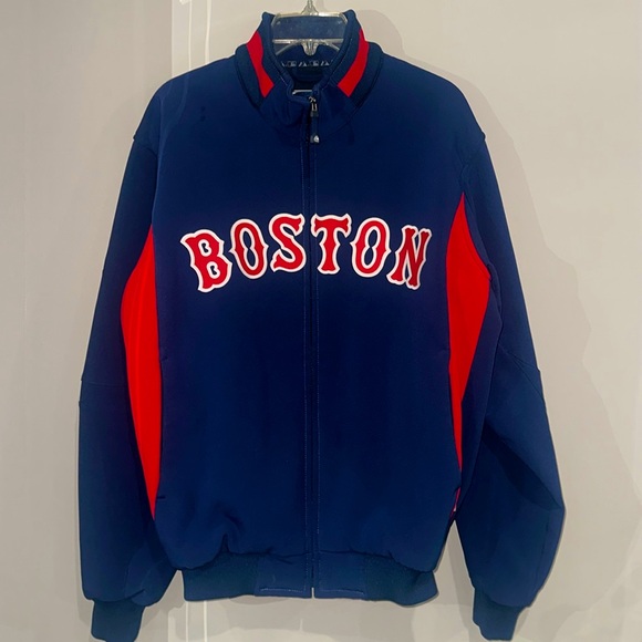 Boston Navy and Red Men's Jacket - Picture 1 of 6